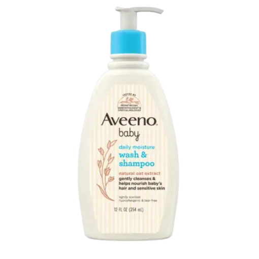 Aveeno Baby Daily Moisture Wash & Shampoo 354ml