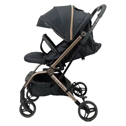 Fairworld EZ Spin Stroller BC 8-CX BLACK SIDE VIEW