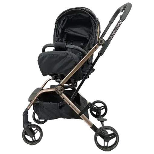 Fairworld EZ Spin Stroller BC 8-CX BLACK TURN VIEW