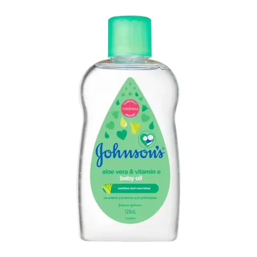 Johnson's Baby Oil 125ml ALOE VERA & VIT E