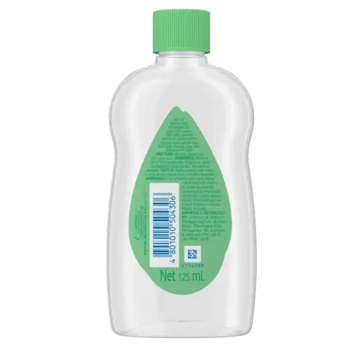 Johnson's Baby Oil 125ml ALOE VERA & VIT E back