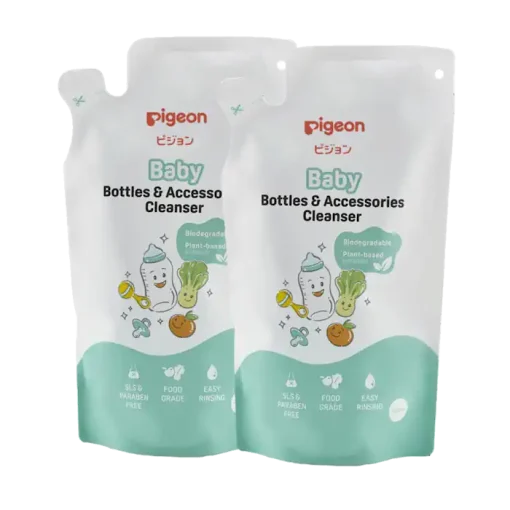 Pigeon Baby Bottle & Accessories Cleanser NEW Refill 450ml x 2