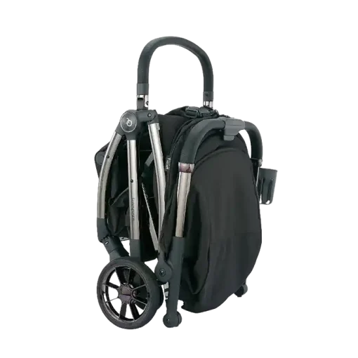 Koopers Kozi SE Stroller BLACK FOLDED