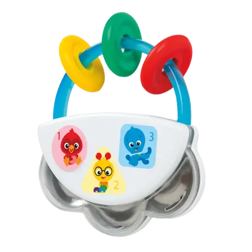 Baby Einstein Tiny Tambourine Musical Toy & Rattle