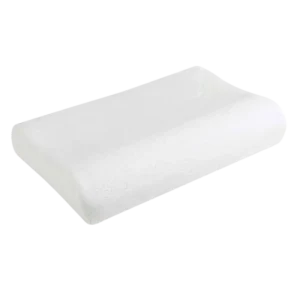 Comfy Baby Cooling Purotex Adjustable Pillow - Contoured white pillow designed for optimal baby comfort and support, with cooling properties and an adjustable feature