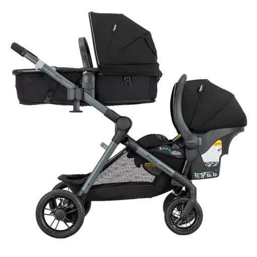 Evenflo Pivot Expand Travel System BLACK