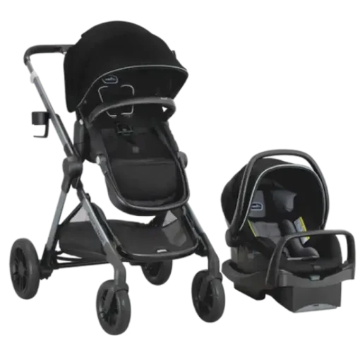 Evenflo Pivot Expand Travel System BLACK