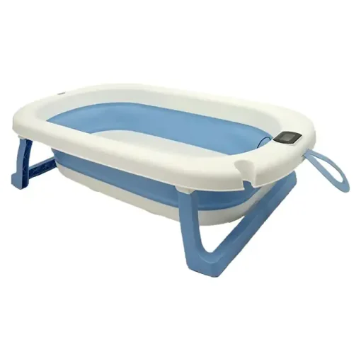 Fairworld Foldable-Bathtub-With-Thermometer-BLUE