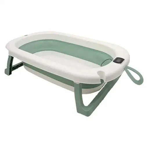 Fairworld Foldable-Bathtub-With-Thermometer-GREEN