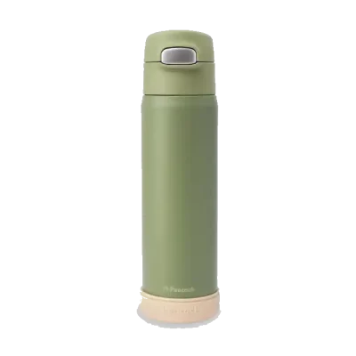 Peacock One Touch Straw Bottle DPA-55 550ML GREEN