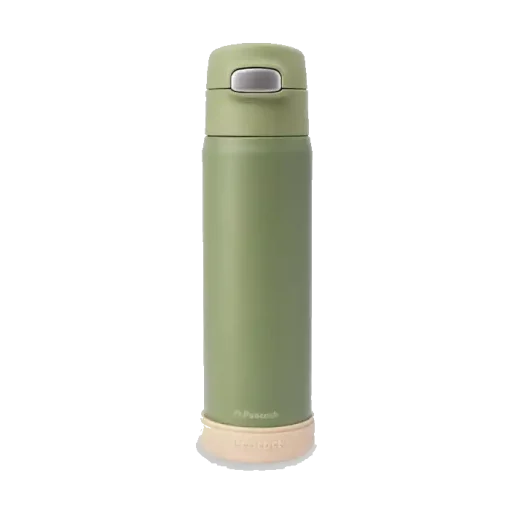 Peacock One Touch Straw Bottle DPA-55 550ML GREEN