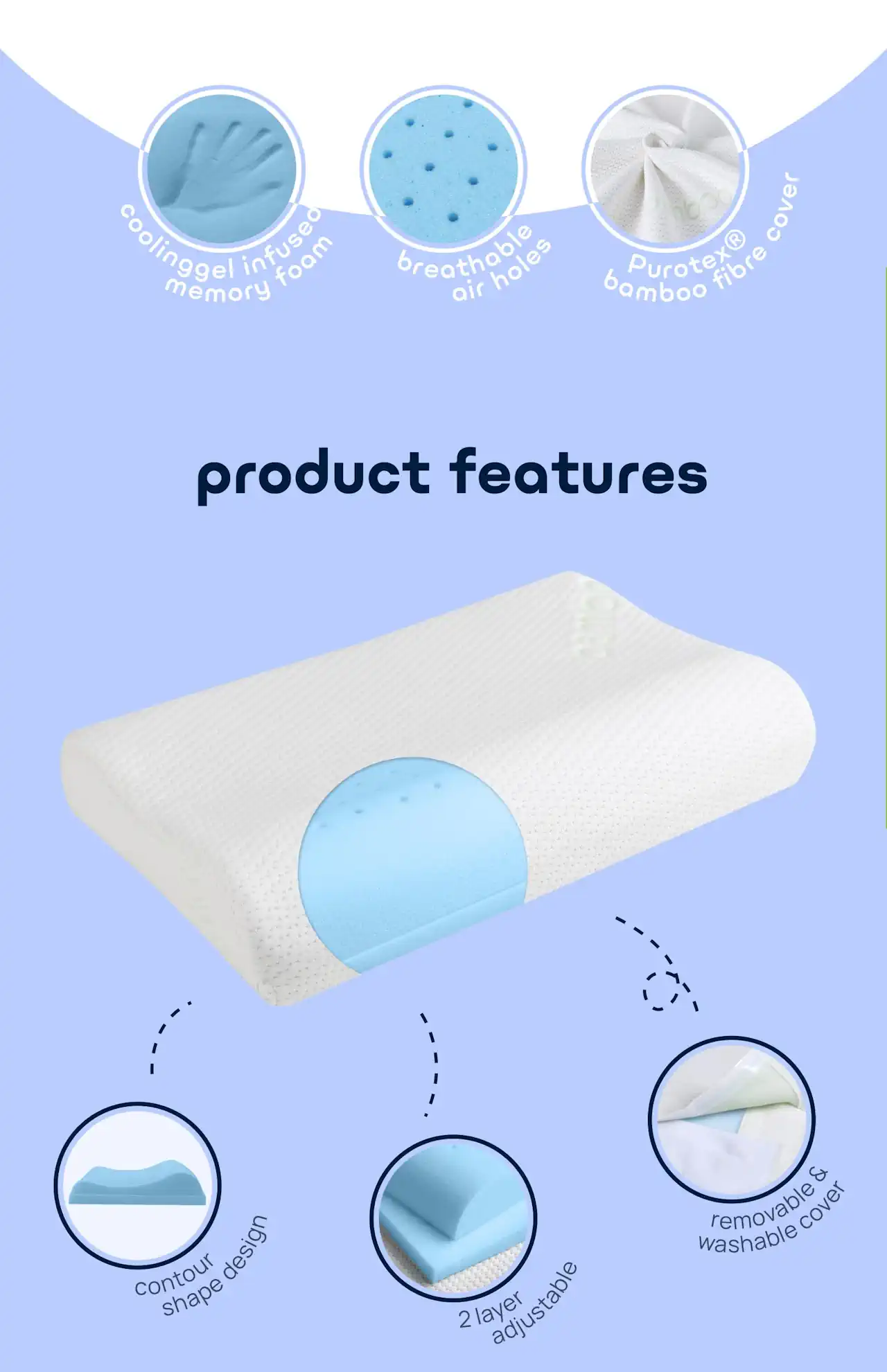 comfy-baby-cooling-purotex-adjustable-pillow