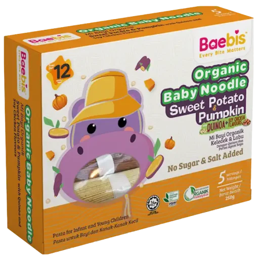 Baebis Organic Noodle SWEET POTATO PUMPKIN