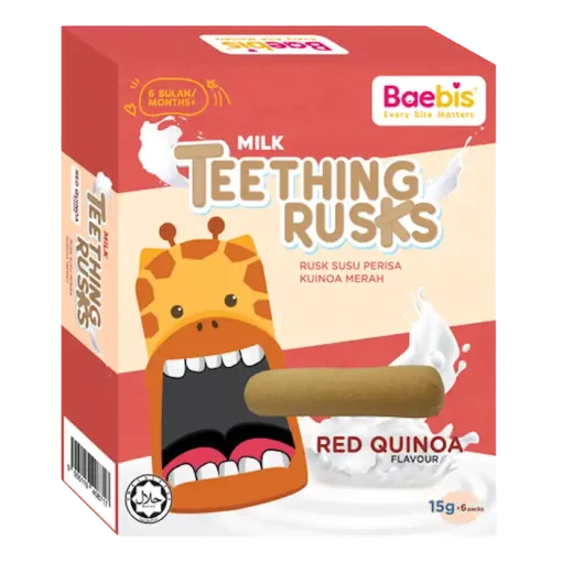 Baebis Teething Rusk RED QUINOA