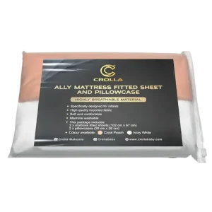 Crolla Ally Mattress Fitted Sheet CORAL