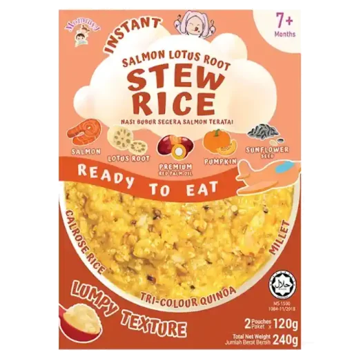 MommyJ Baby Instant Stew Rice SALMON LOTUS ROOT