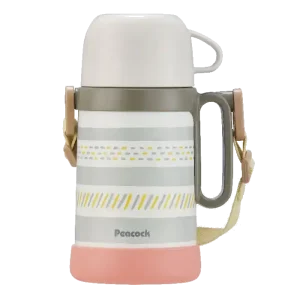 Peacock 2-Way Vacuum Bottle CHILDREN ASN-W50 500ML FRESH GRAY