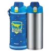 Peacock Stainless Steel Vacuum Bottle AJE-F100 1L DINOSAUR