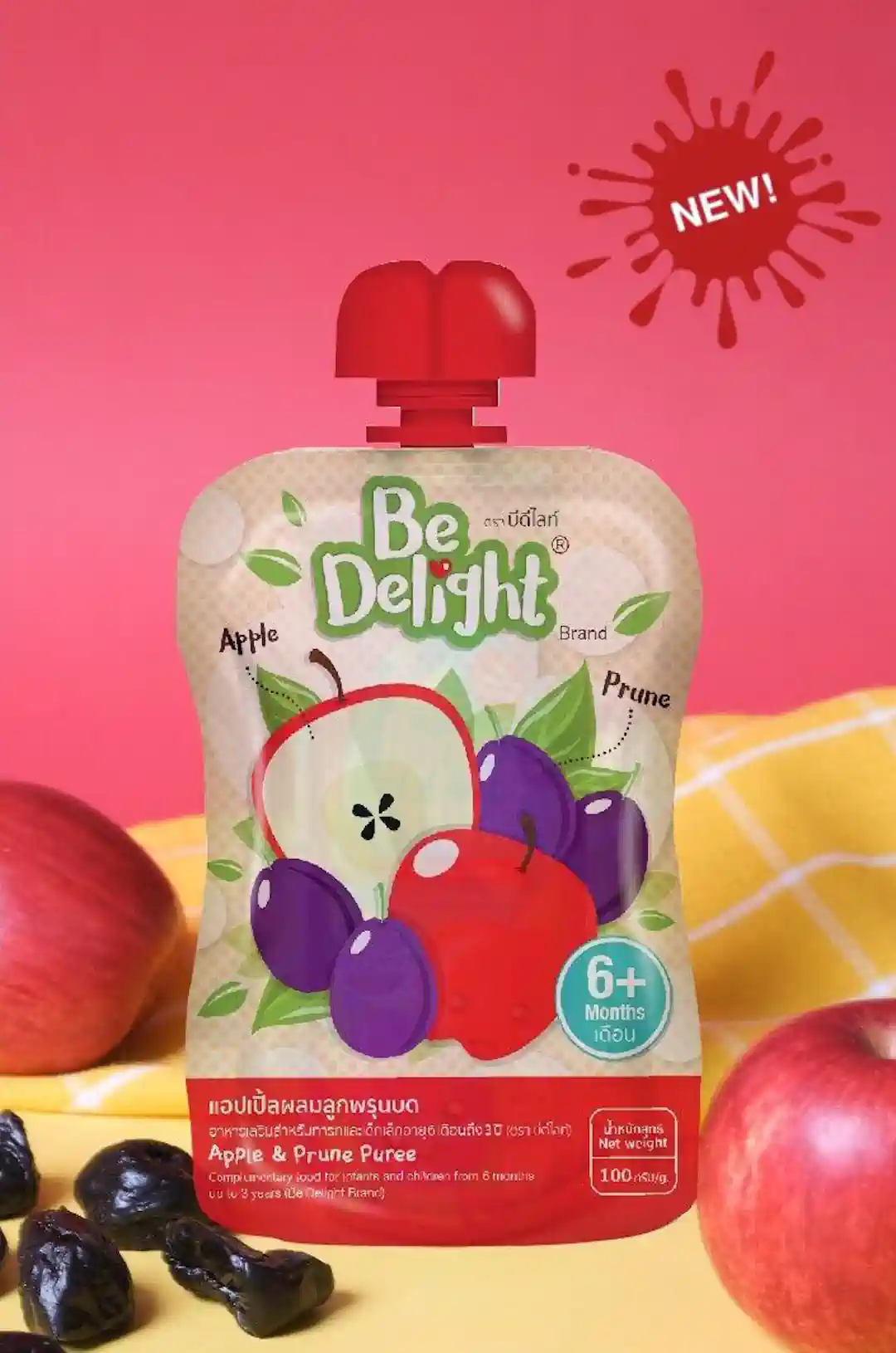 Be Delight Apple & Prune Puree