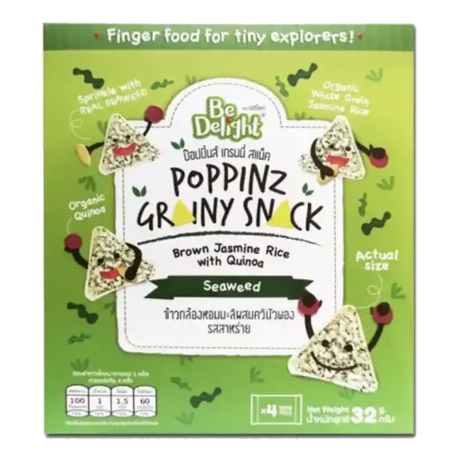 Be Delight Poppinz Grainy Snack SEAWEED