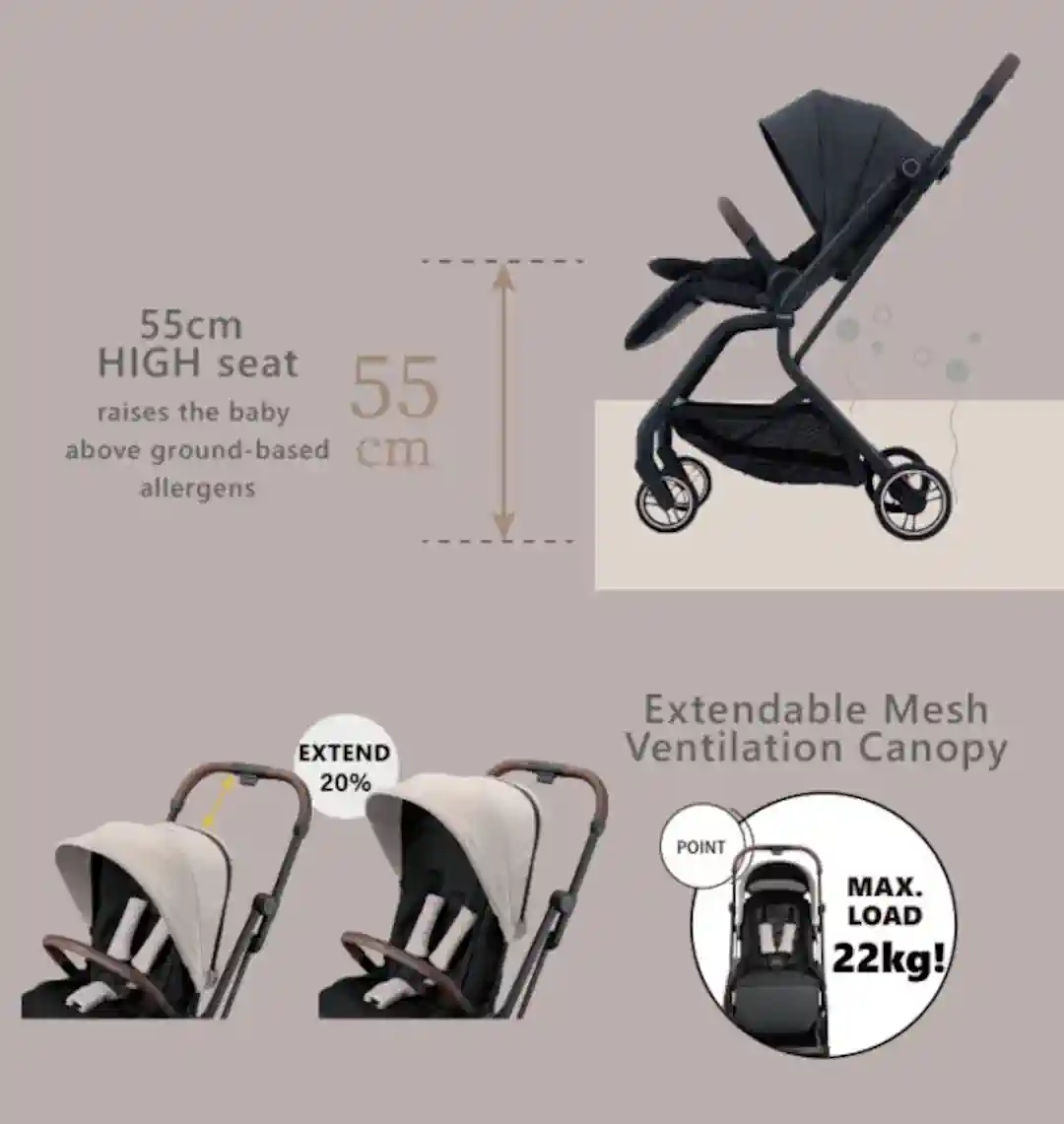 Combi Citta 2-Way Facing Compact Stroller