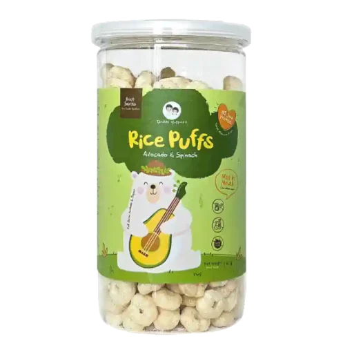 Double Happiness Rice Puff 50g AVOCADO & SPINACH