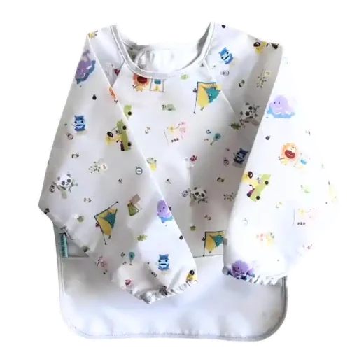 Marcus & Marcus Long Sleeve Baby Bib CAMPING