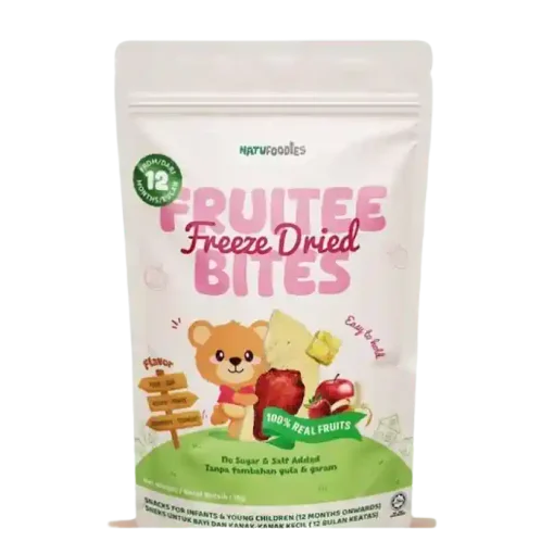 Natufoodies Freeze Dried Fruitee Bites APPLE BANANA STRAWBERRY