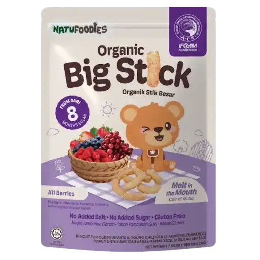 Natufoodies Organic Big Stick ALL BERRIES