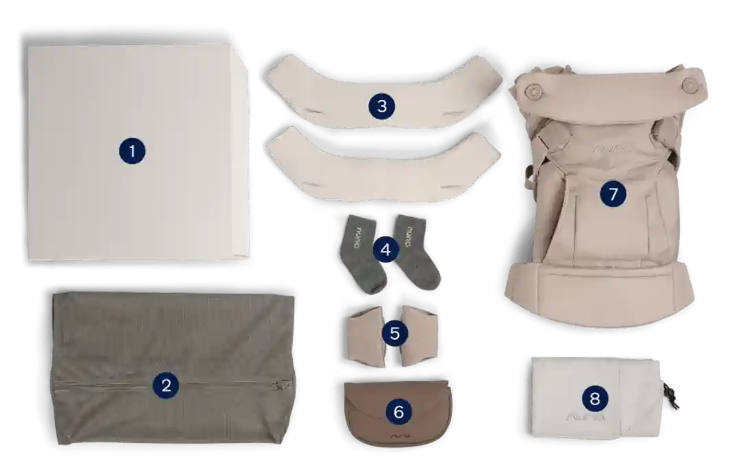 Nuna CUDL Luxe Baby Carrier PARTS