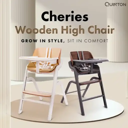 Quinton Cherie Wooden Highchair