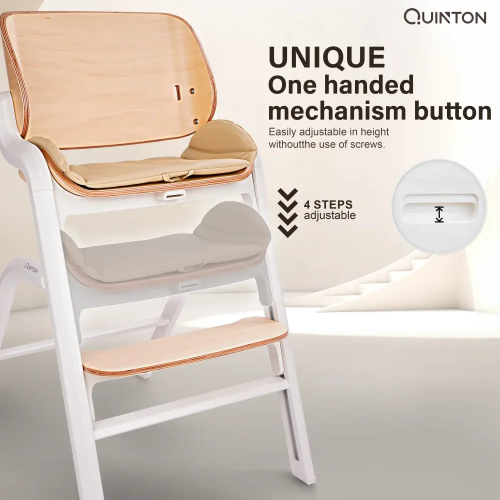 Quinton Cherie Wooden Highchair