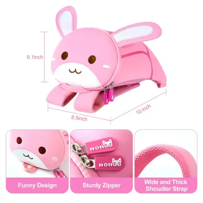 Nohoo Children Backpack with Safety Harness RABBIT