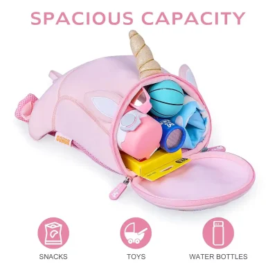 Nohoo Children Backpack with Safety Harness UNICORN