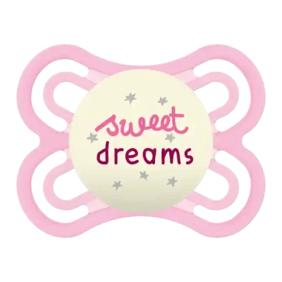 MAM Perfect Night Pacifier 2-6M JUST DREAMER PINK