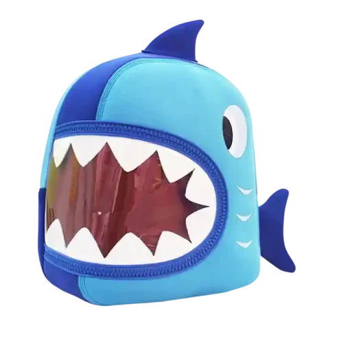 Nohoo Toddler Backpack SHARK 3D BLUE