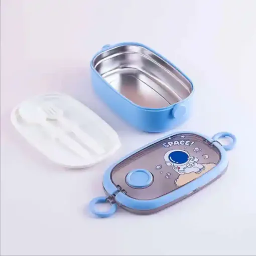 Stainless Steel Kids Lunch Box HY-00Stainless Steel Kids Lunch Box HY-006 750ml-BLUE SPACEMAN6 750ml-BLUE SPACEMAN