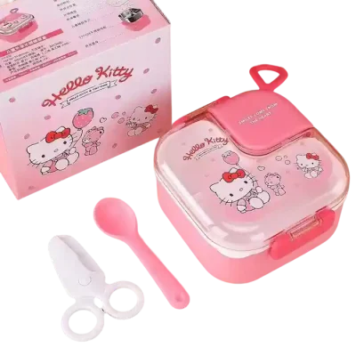 Stainless Steel Lunch Box HY-022 600ml HELLO KITTY