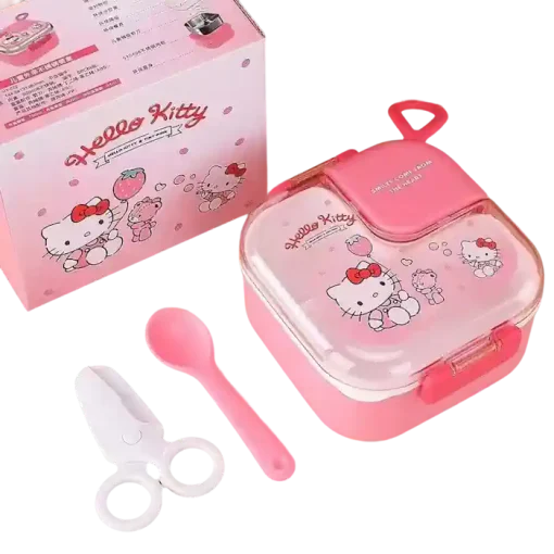 Stainless Steel Lunch Box HY-022 600ml HELLO KITTY