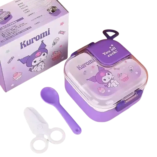 Stainless Steel Lunch Box HY-022 600ml KUROMI