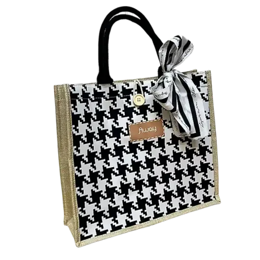 Tote Bag BLACK PUZZLE