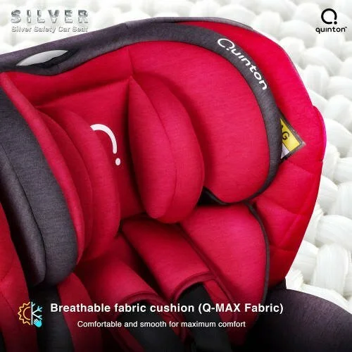 Quinton Silver Car Seat 0 36kg Soft Material