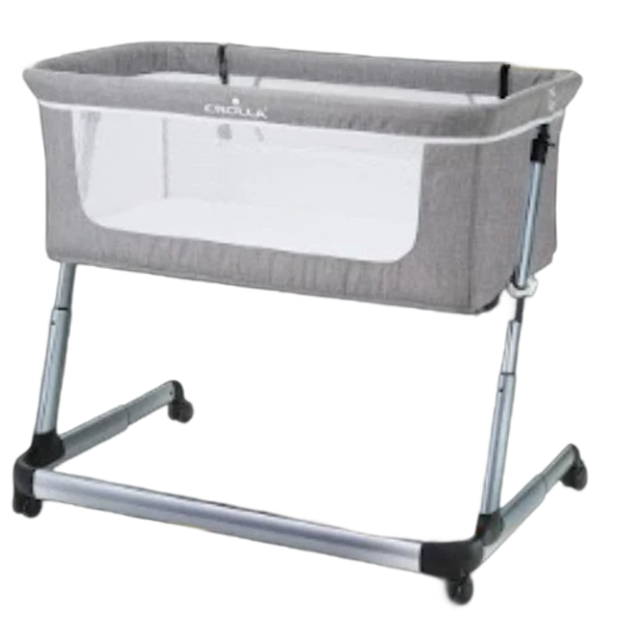 Crolla Stella Bedside Cot | 0-9kg | Super Comfortable Crib